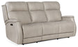 Rhea Zero Gravity Power Recline Sofa With Power Headrest Beige - Light Gray by Hooker Furniture - View 1