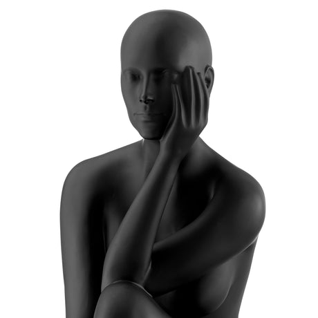 Antoinette Doll Sculpture // Matte Black  | Finesse - sold by Home Elegance USA