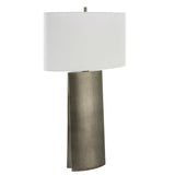 V-Groove Modern Table Lamp - Dark Gray / White by Uttermost - View 3