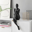 Antoinette Doll Sculpture // Matte Black  | Finesse - sold by Home Elegance USA