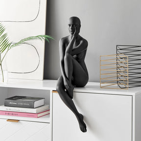 Antoinette Doll Sculpture // Matte Black  | Finesse - sold by Home Elegance USA