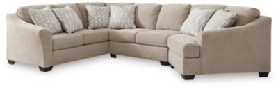 Ashley Cork Brogan Bay 52705S1 3 - Piece Sectional with Cuddler | Home Elegance USA