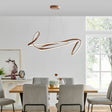 Moscow LED Chandelier // Light Wood  | Finesse - sold by Home Elegance USA