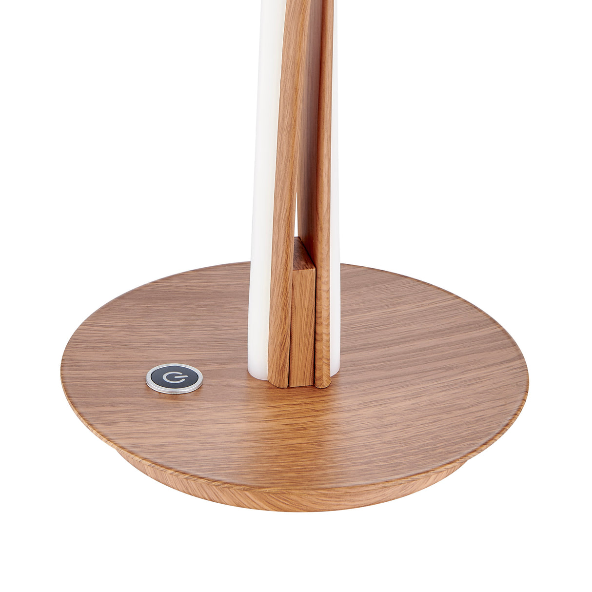 Munich Wood Table Lamp // LED Strip & Touch Dimmer  | Finesse -  Home Elegance USA