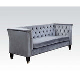 Acme - Honor Loveseat 52786 Cadet Gray Velvet