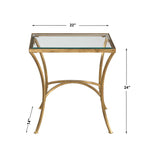 Alayna End Table - Gold by Uttermost - View 4