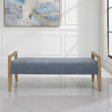 Daylight Bench - Blue by Uttermost - View 3