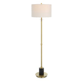 Guard Brass Floor Lamp - Yellow by Uttermost - View 1
