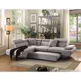 Acme - Jemima Sectiona Sofa 52990 Gray Fabric