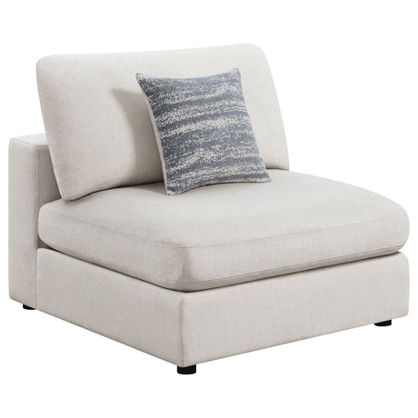 Rhette Beige 6-piece Upholstered Sectional with Reversible Cushions - sold by Home Elegance USA