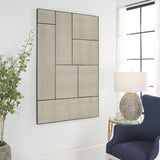 Puzzle Piece Oversized Mirror - Black by Uttermost - View 2