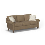 Moxy Fabric Sofa With Rolled Arms | Flexsteel