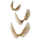 Coreograph Antique Wall Decor (Set of 3) - Gold by Uttermost - View 4