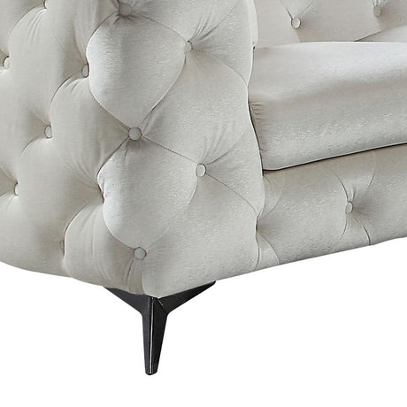 Atronia Beige Fabric Sectional Sofa W/4 Pillows - sold by Home Elegance USA