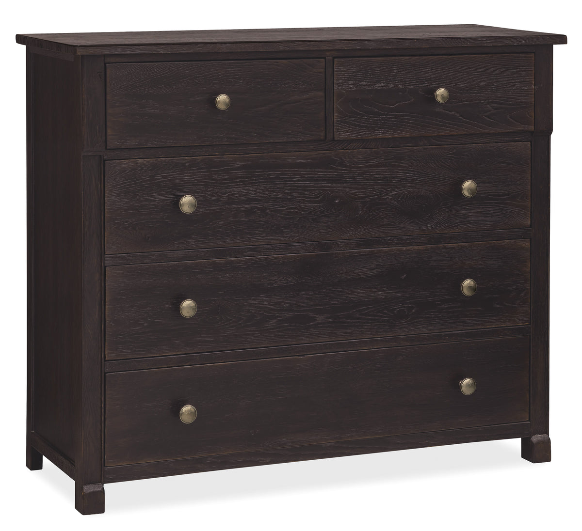 Driftwood Five-Drawer Chest Burnt Timber - Black by Hooker Furniture - View 1
