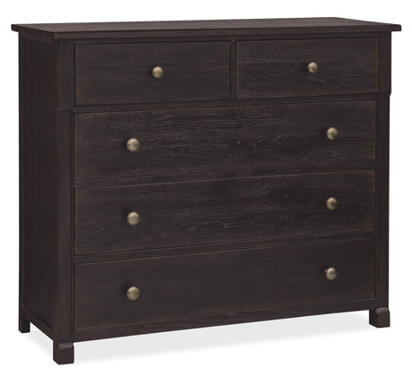 Driftwood Five-Drawer Chest Burnt Timber - Black by Hooker Furniture - View 1