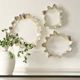 Ripple Effect Wall Art (Set of 3) - Silver by Uttermost - View 2