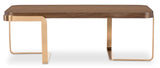 Eleana Coffee Table Medium Wood / Gold - Dark Brown / Gold by Hooker Furniture - View 4