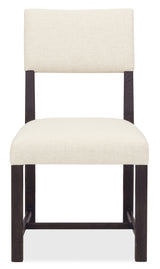 Driftwood Upholstered Side Chair (Set of 2) Burnt Timber / Beige - Black / Beige by Hooker Furniture - View 4