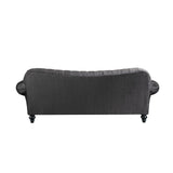 Acme - Gaura Sofa W/4 Pillows 53090 Dark Gray Velvet