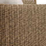 Cala Outdoor Swivel Rocking Chair - Light Brown | Uttermost