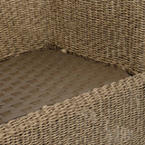 Cala Outdoor Swivel Rocking Chair - Light Brown | Uttermost