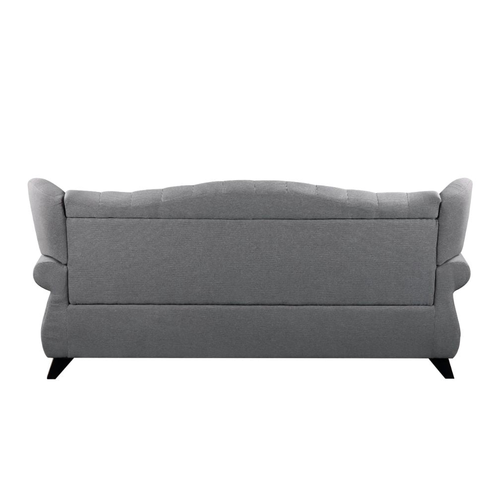 Acme - Hannes Sofa W/2 Pillows 53280 Gray Fabric