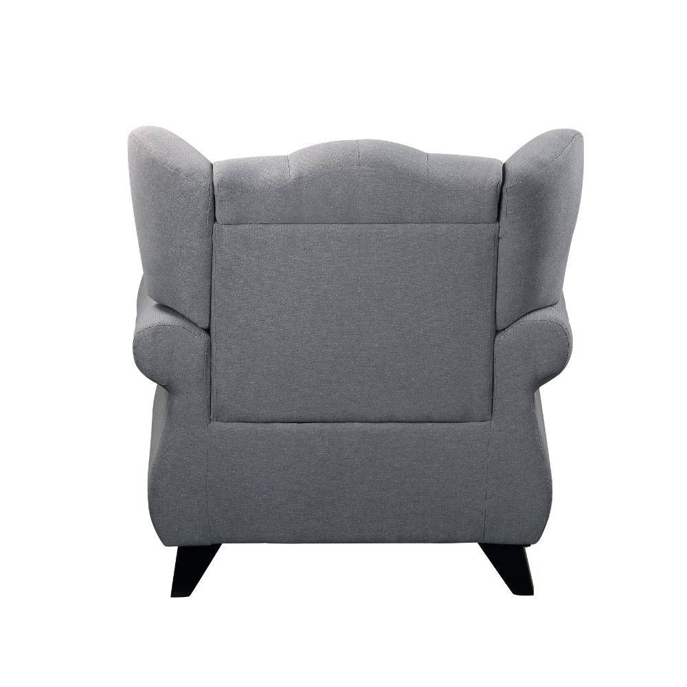 Acme - Hannes Chair 53282 Gray Fabric