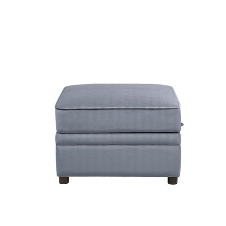 Acme - Bois II Ottoman W/Storage 53307 Gray Velvet