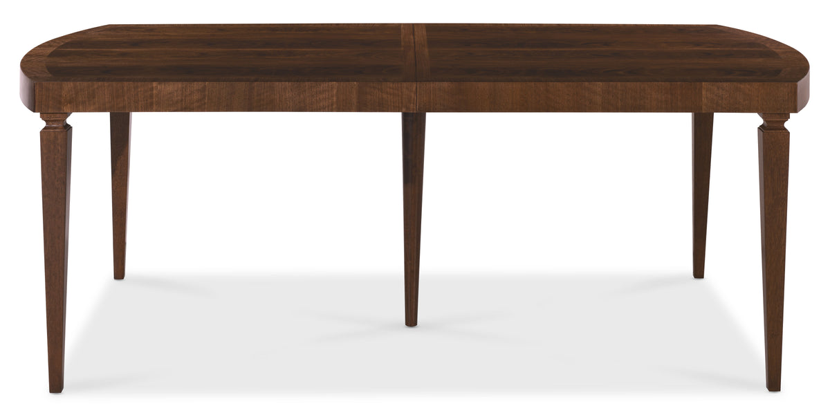 Archives Rectangular Dining Table With Two 20" Leaves - Dark Brown by Hooker Furniture - View 4