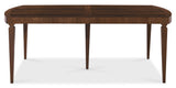 Archives Rectangular Dining Table With Two 20" Leaves - Dark Brown by Hooker Furniture - View 4