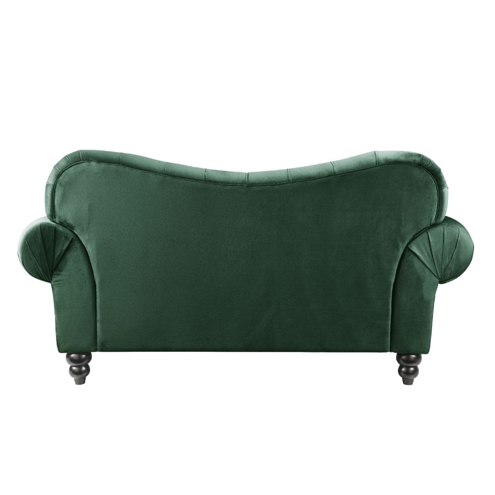 Acme - Iberis Loveseat 53402 Green Velvet