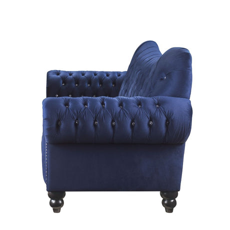 Acme - Iberis Sofa 53405 Navy Velvet