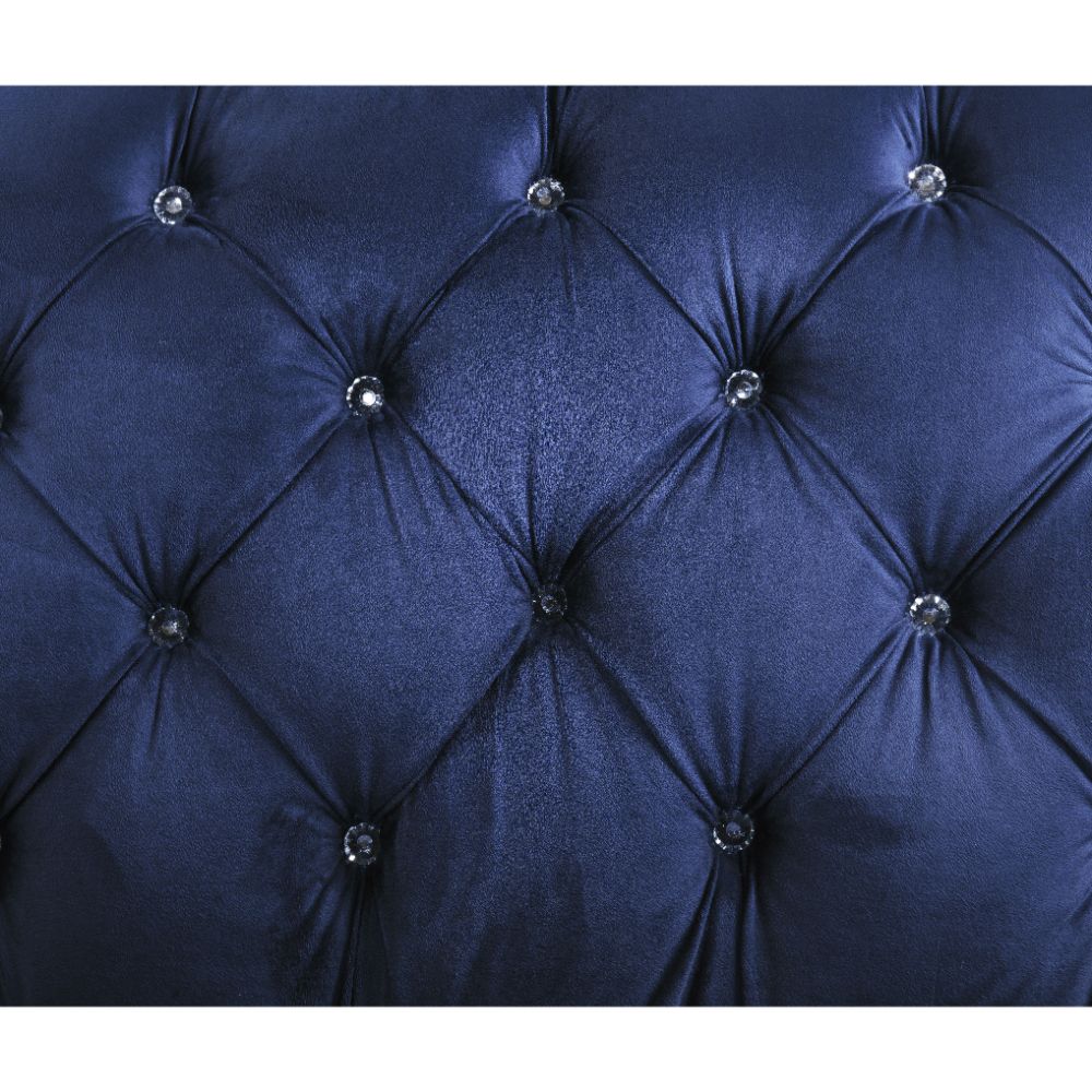 Acme - Iberis Sofa 53405 Navy Velvet