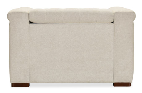 Savion Deux Power Recliner With Power Headrest - Beige by Hooker Furniture - View 6