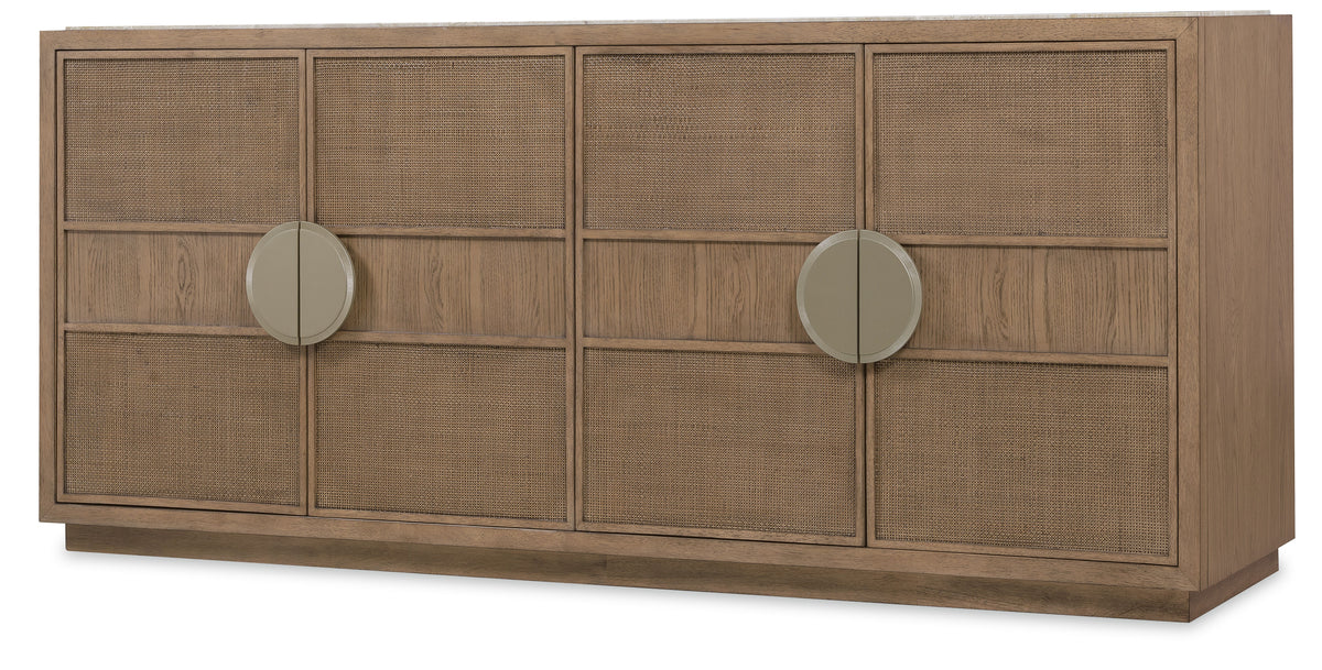 Sonnet Dining Credenza - Dark Gray / Light Brown by Hooker Furniture - View 6