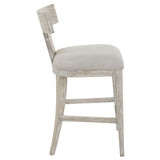Idris Counter Stool White - Beige by Uttermost - View 4