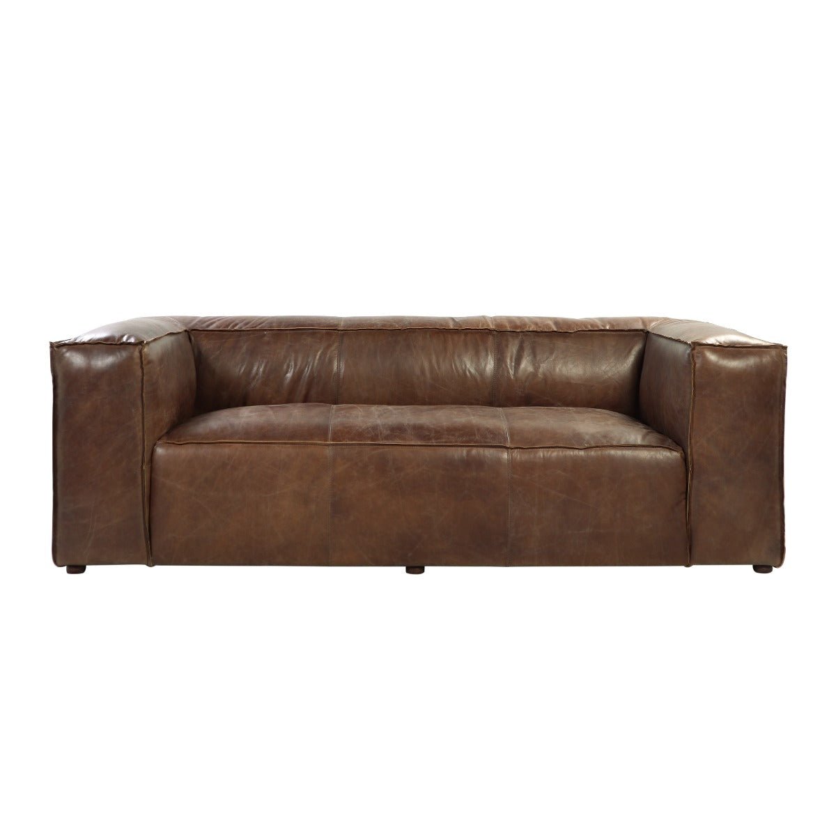 Brancaster Sofa 53545 Retro Brown Top Grain Leather | Acme - 53545 - Home Elegance USA - 5