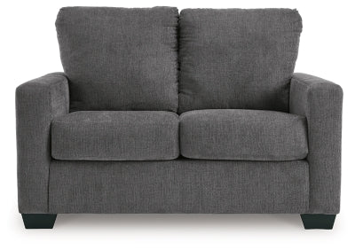 Ashley Pewter Rannis Twin Sofa Sleeper - Chenille - 5360237 - Home Elegance USA - 1