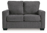 Ashley Pewter Rannis Twin Sofa Sleeper - Chenille - 5360237 - Home Elegance USA - 1