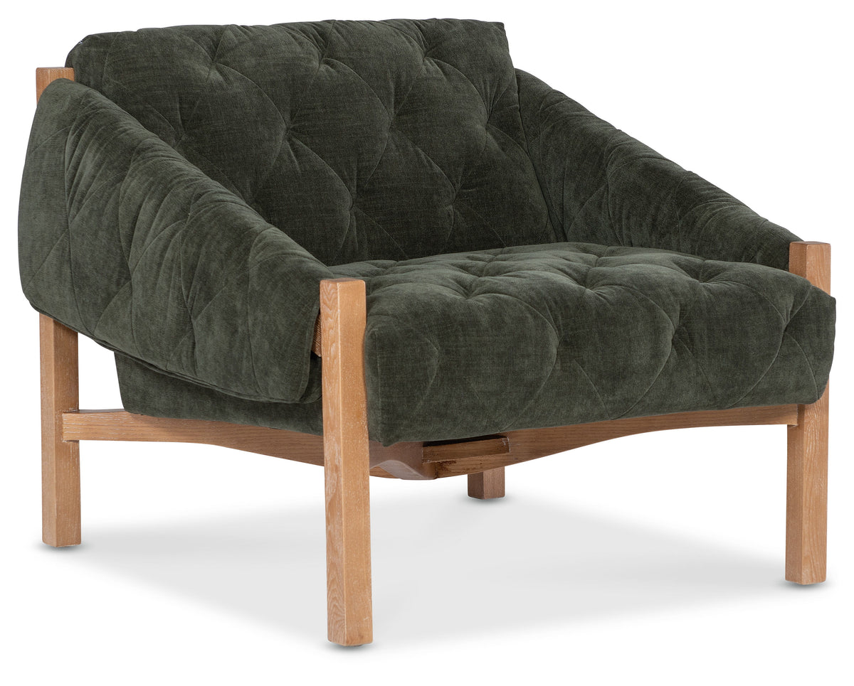 Kerns Accent Chair - Dark Gray / Light Brown by Hooker Furniture - View 1