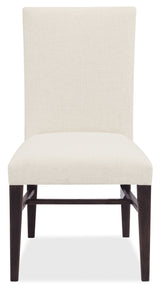 Driftwood Fabric Upholstered Side Chair (Set of 2) Burnt Timber / Beige - Black / Beige by Hooker Furniture - View 4