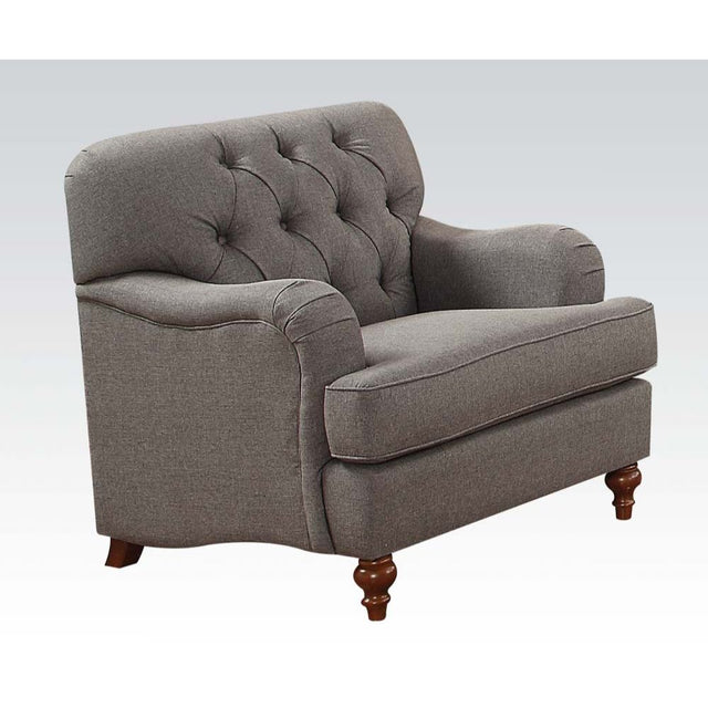 Acme - Alianza Chair 53692 Dark Gray Fabric