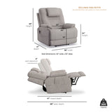 Zecliner Model 2 Petite Power Sleep Chair - Dove | Flexsteel