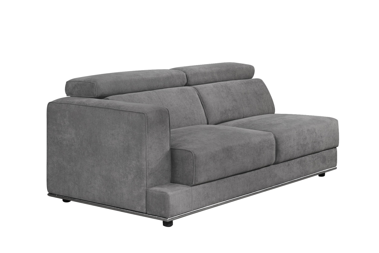 Alwin Modular - Lf Sofa 53720 Dark Gray Fabric | Acme - 53720 - Home Elegance USA - 1