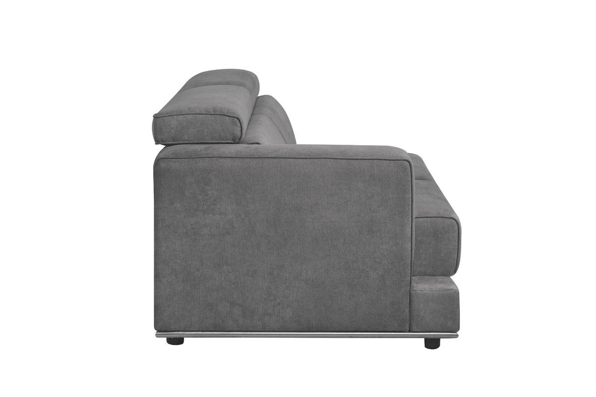 Alwin Modular - Lf Sofa 53720 Dark Gray Fabric | Acme | Home Elegance USA