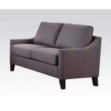 Acme - Zapata Loveseat 53756 Gray Linen