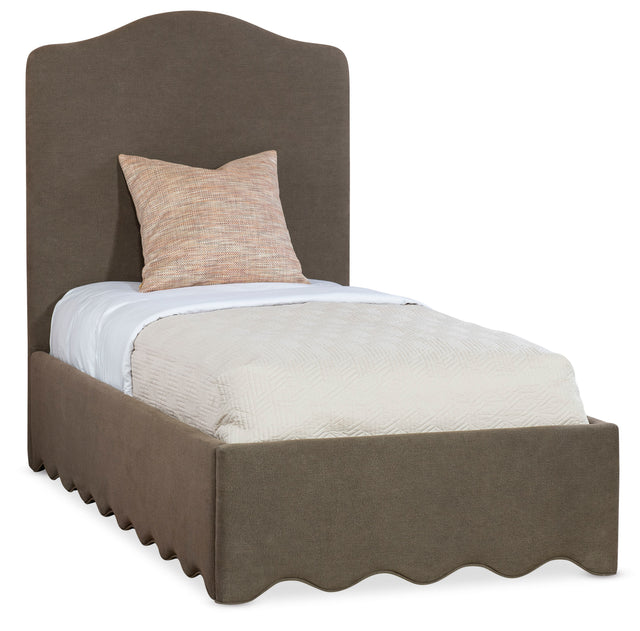 Commerce And Market Liv Twin Upholstered Bed - Dark Brown by Hooker Furniture - View 1