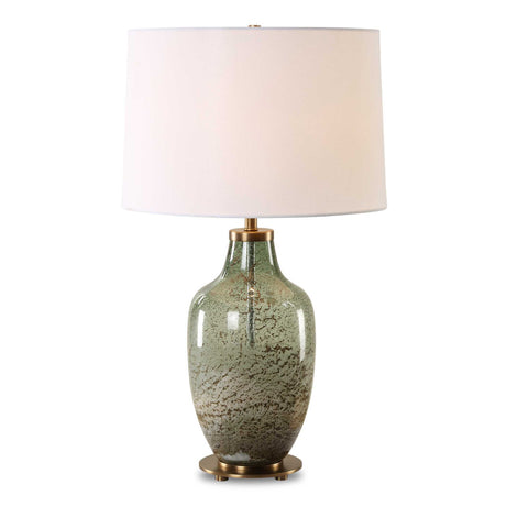 Chianti Olive Glass Table Lamp - Green by Uttermost - View 1