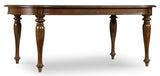 Leesburg 76-Inch Oval Leg Dining Table in Rich Mahogany – Hooker Furniture